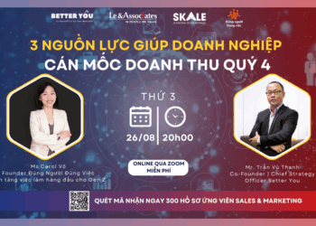 Workshop Online – 3 NGUỒN LỰC GIÚP DOANH NGHIỆP CÁN ĐÍCH DOANH THU QUÝ 4